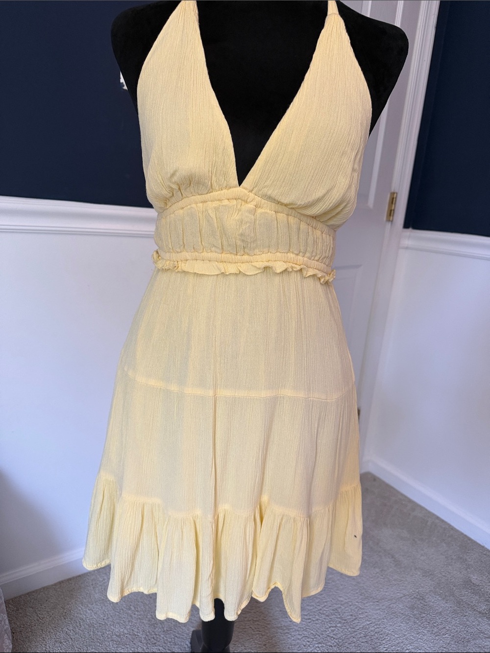 Cotton On Halter Ruffle Tiered Dress